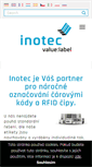 Mobile Screenshot of inotec-barcode.cz